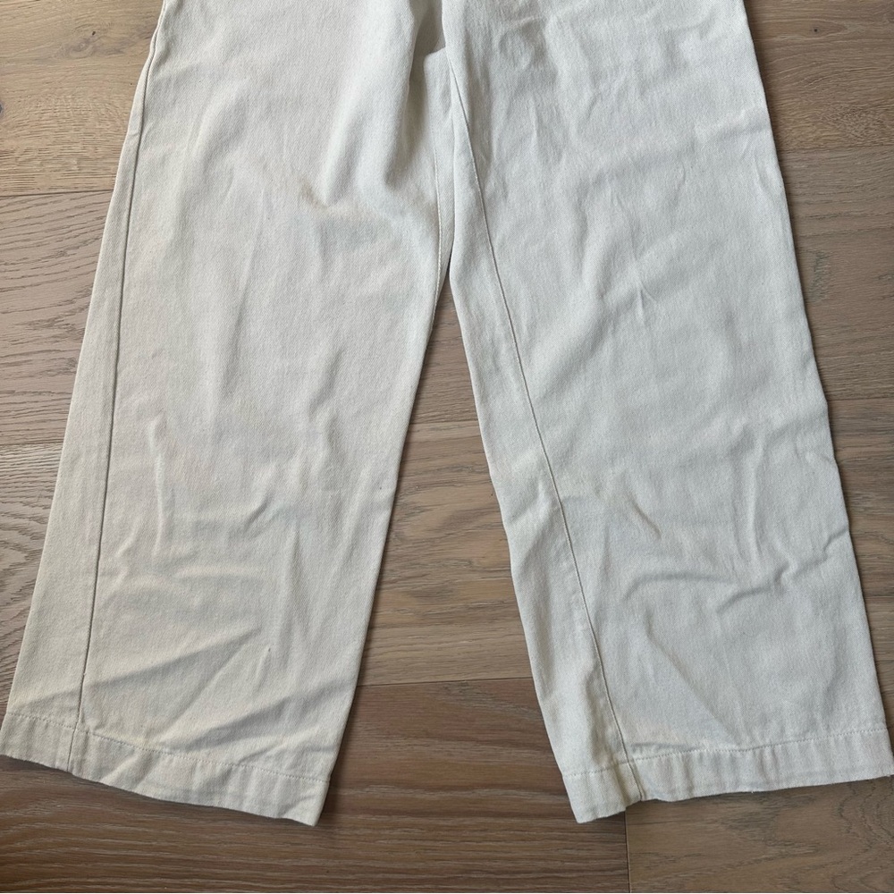 Treasure & Bond Canva Cotton Trousers Beige XS - Picture 5 of 8